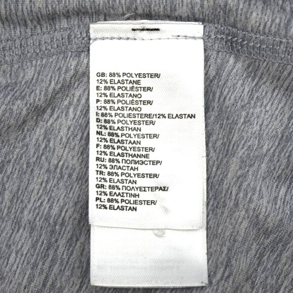 The North Face Womens M Top FlashDry 3/4 Sleeve Gray Pocket - Picture 9 of 11